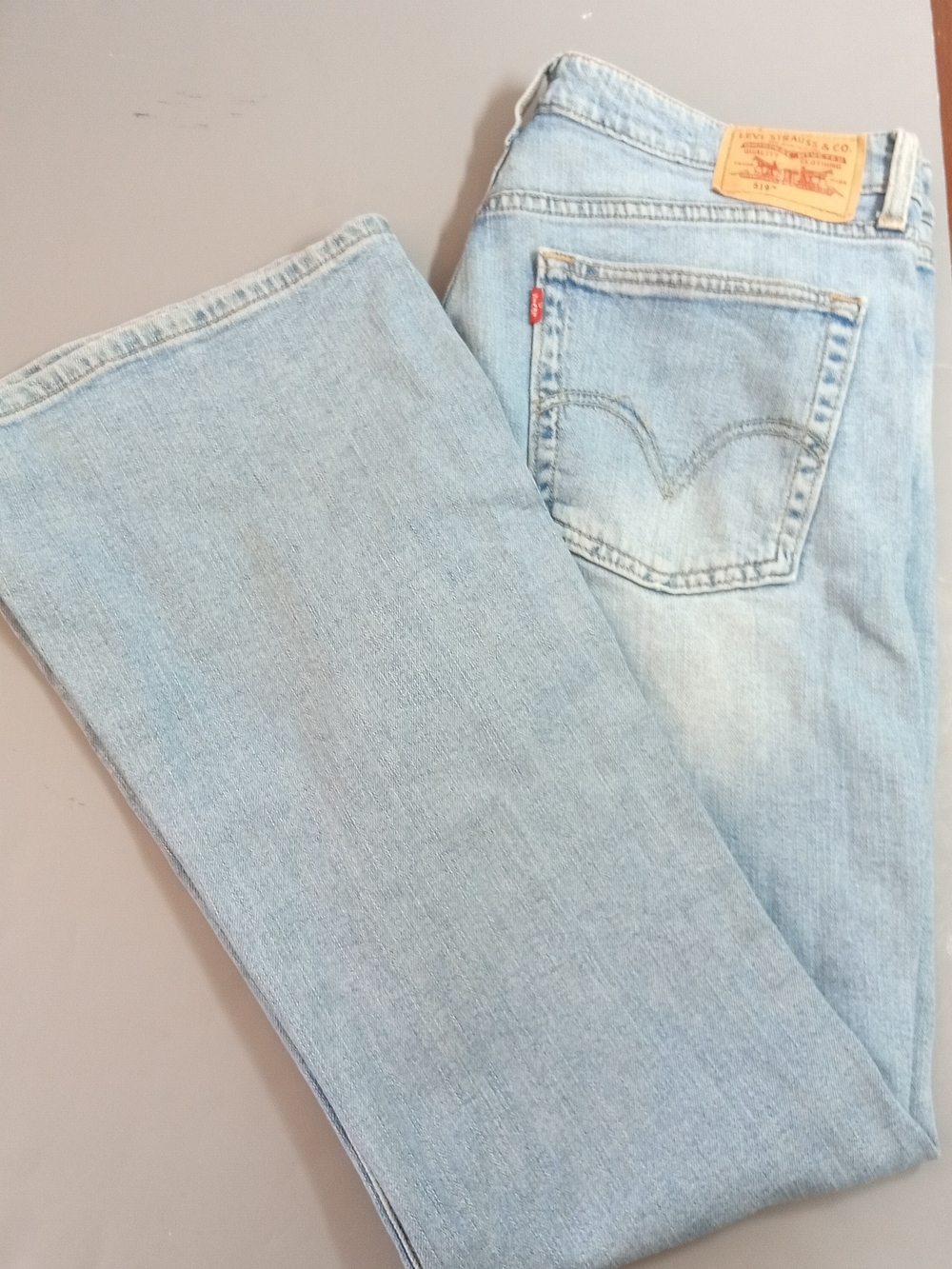 Levi's 519 Vintage Low Flare Jeans Juniors Size 13
